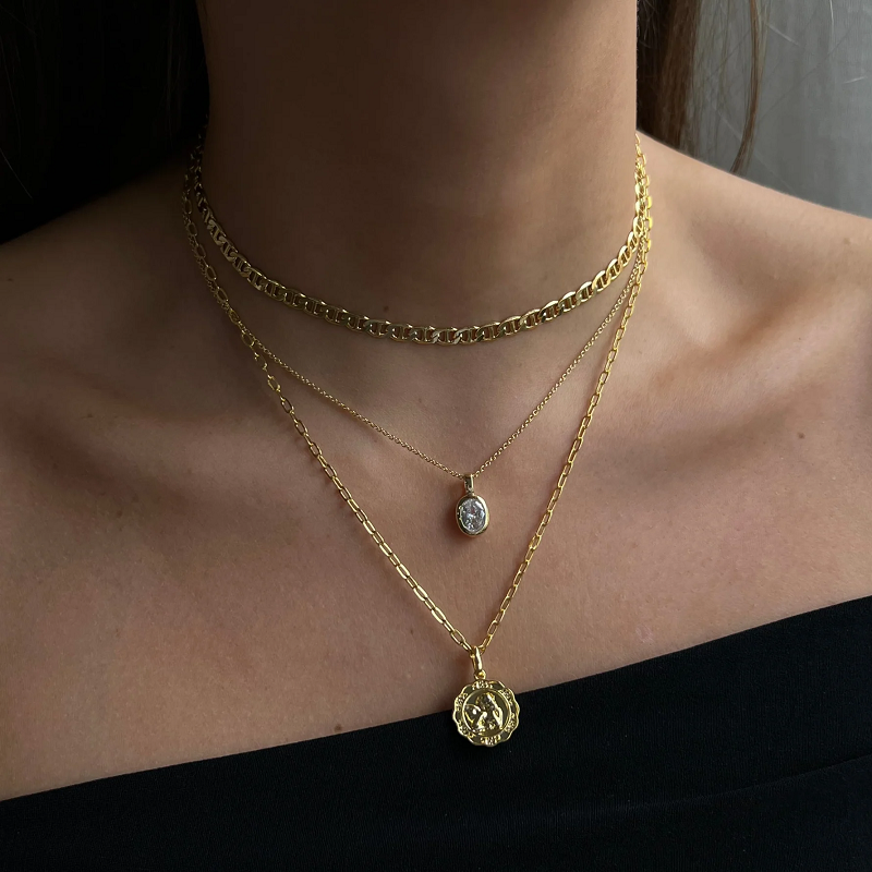 Timeless Charm of Marquise Stone Necklaces
